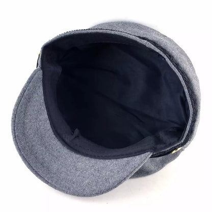 Edmonton Wool Sailor Cap - Classic Sailor Style With Cozy Wool Blend Timeless Warmth