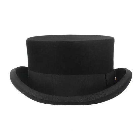 El Havre Black Wool Porkpie Hat - Timeless Porkpie Silhouette, Versatile And Polished.
