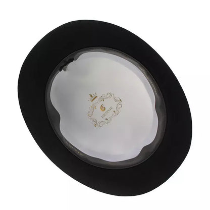 El Havre Black Wool Porkpie Hat - Timeless Porkpie Silhouette, Versatile And Polished.