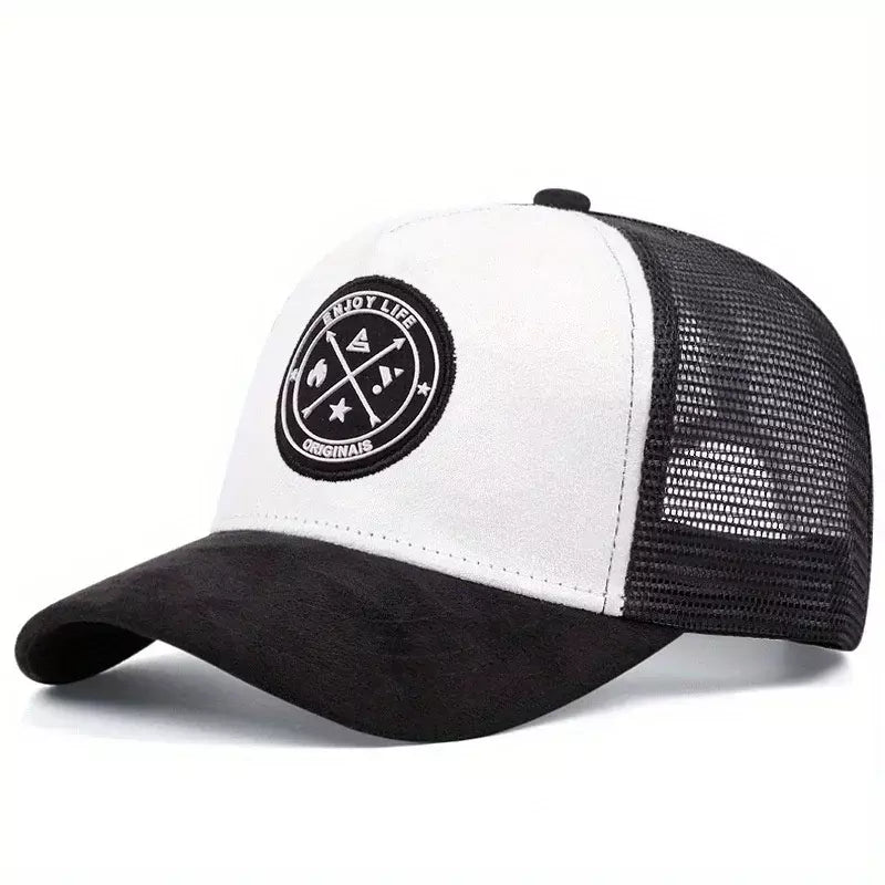 Enjoy Life Trucker Cap – Mesh Breathable Adjustable Casual Hat