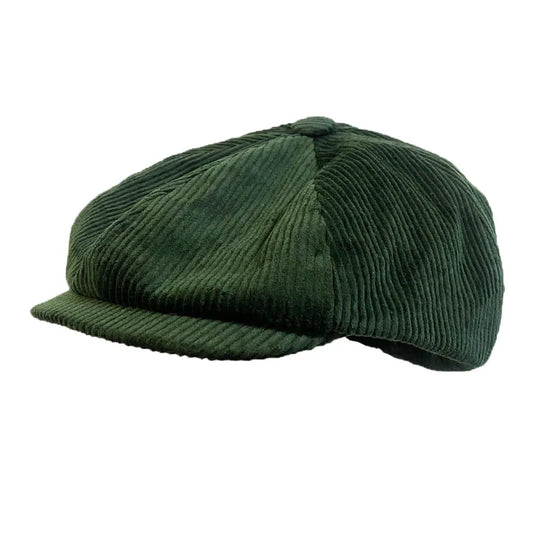 Ettinger Vintage Corduroy Newsboy Cap - Timeless Corduroy Cap With Classic Silhouette