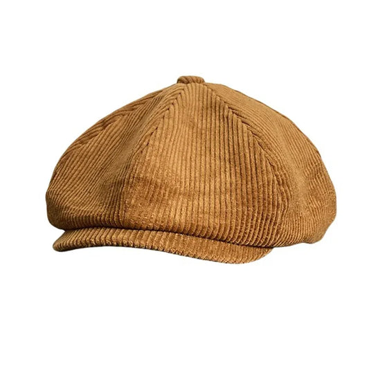Ettinger Vintage Corduroy Newsboy Cap - Timeless Corduroy Cap With Classic Silhouette