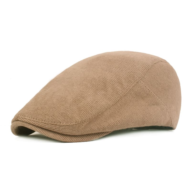 Figaro Corduroy Flat Cap - Classic Timeless Style For Casual Looks With Corduroy Texture