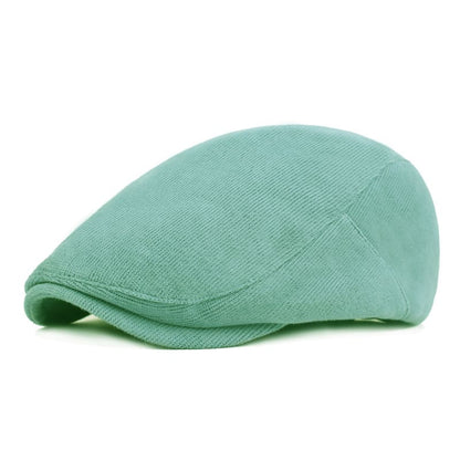 Figaro Corduroy Flat Cap - Classic Timeless Style For Casual Looks With Corduroy Texture