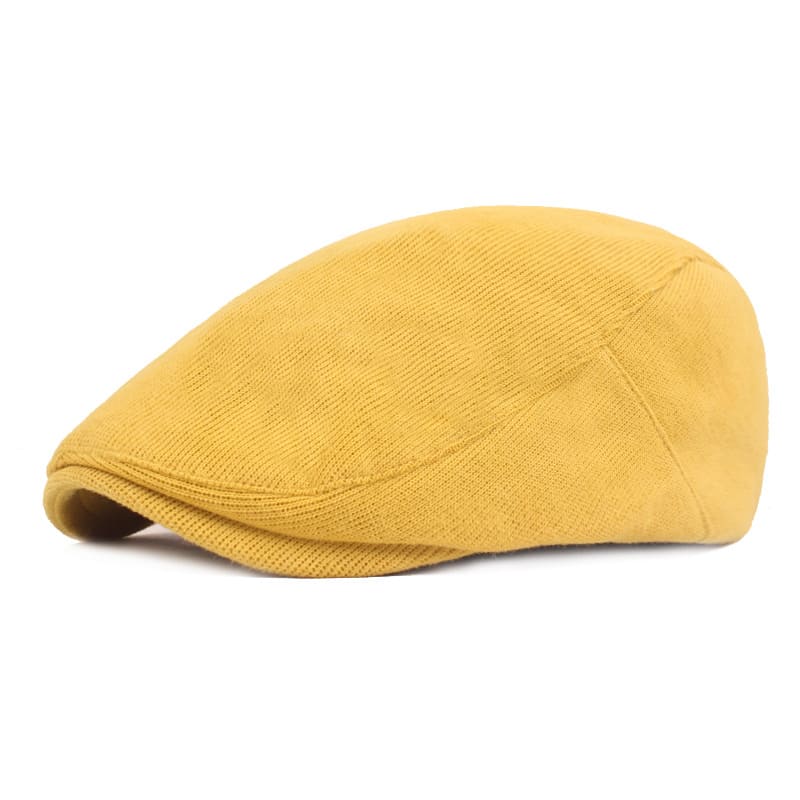 Figaro Corduroy Flat Cap - Classic Timeless Style For Casual Looks With Corduroy Texture