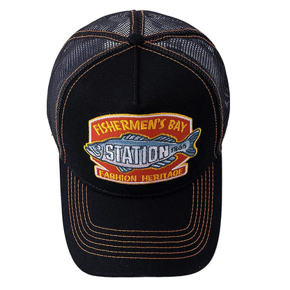 Fishermen’s Bay Trucker Cap – Mesh Breathable Adjustable Hat