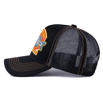 Fishermen’s Bay Trucker Cap – Mesh Breathable Adjustable Hat