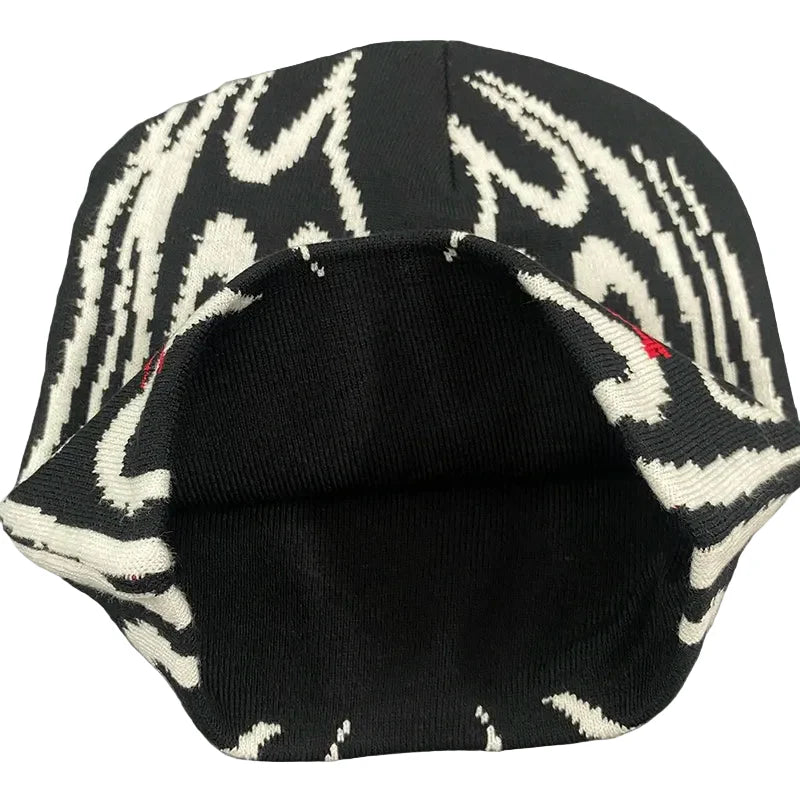 Flaming Star Knitted Beanie - Urban Caps
