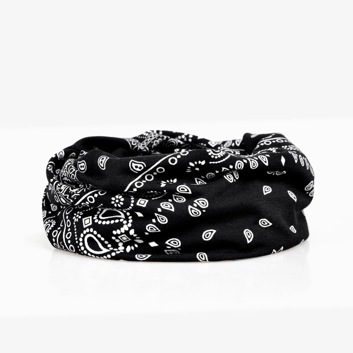 Elegant Floral Cashew Cotton Snood Beanie Premium - Urban Caps