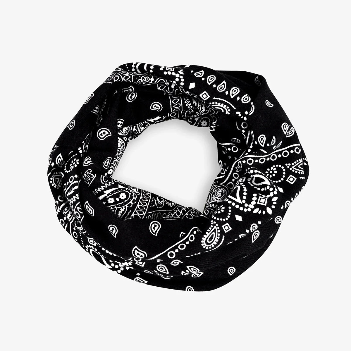 Elegant Floral Cashew Cotton Snood Beanie Premium - Urban Caps