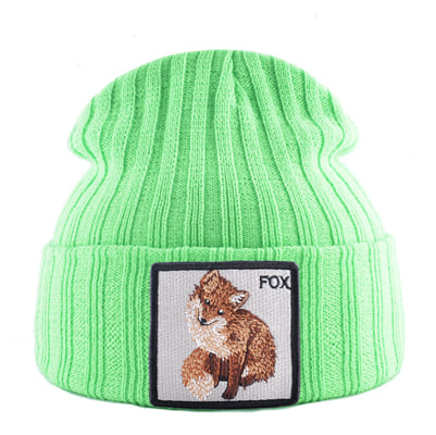 winter-hat-wild-animal-embroidered-elastic