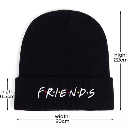 Friends Classic Black Beanie - Urban Caps