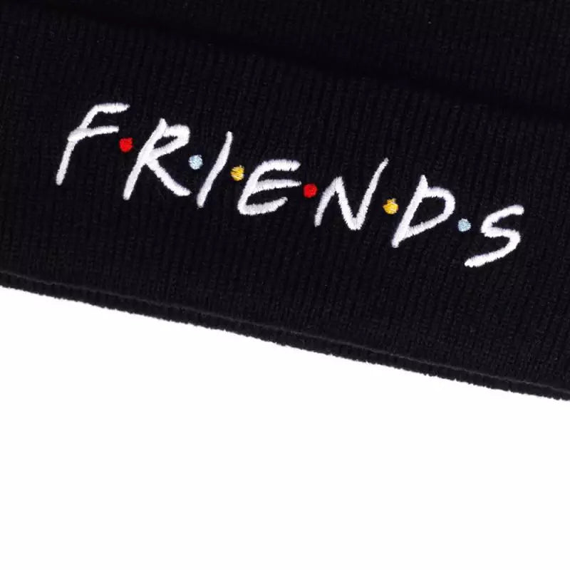 Friends Classic Black Beanie - Urban Caps