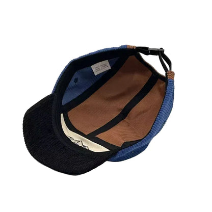 GKIVO Retro Corduroy 5-Panel Baseball Cap Classic Style - Urban Caps