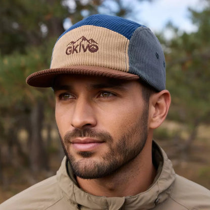 GKIVO Retro Corduroy 5-Panel Baseball Cap Classic Style - Urban Caps