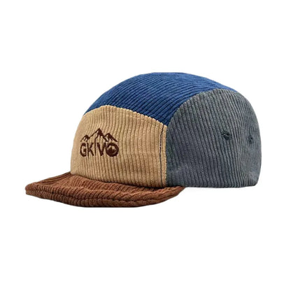 GKIVO Retro Corduroy 5-Panel Baseball Cap Classic Style - Urban Caps