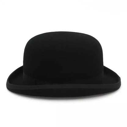 Gaillard Black Wool Bowler Hat Crafted