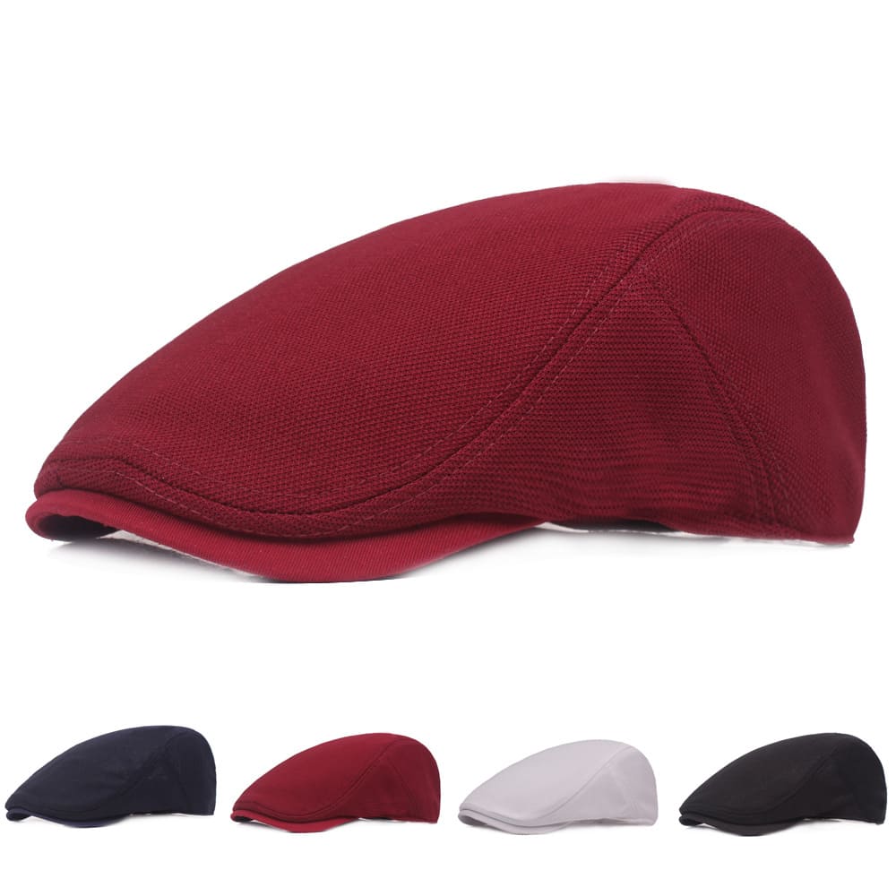 Gallagher Classic Plain Flat Cap - Timeless Cotton Flat Cap With Versatile, Clean Style