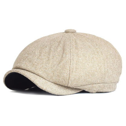 Galway Marbled Newsboy Cap - Classic Newsboy Silhouette With A Modern Marbled Pattern