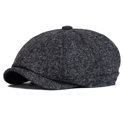 Galway Marbled Newsboy Cap - Classic Newsboy Silhouette With A Modern Marbled Pattern