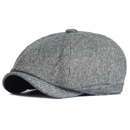 Galway Marbled Newsboy Cap - Classic Newsboy Silhouette With A Modern Marbled Pattern