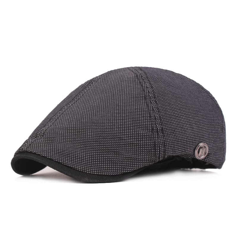 Garston Cotton Flat Cap - Classic Cotton Flat Cap Versatile Smart Casual Styling