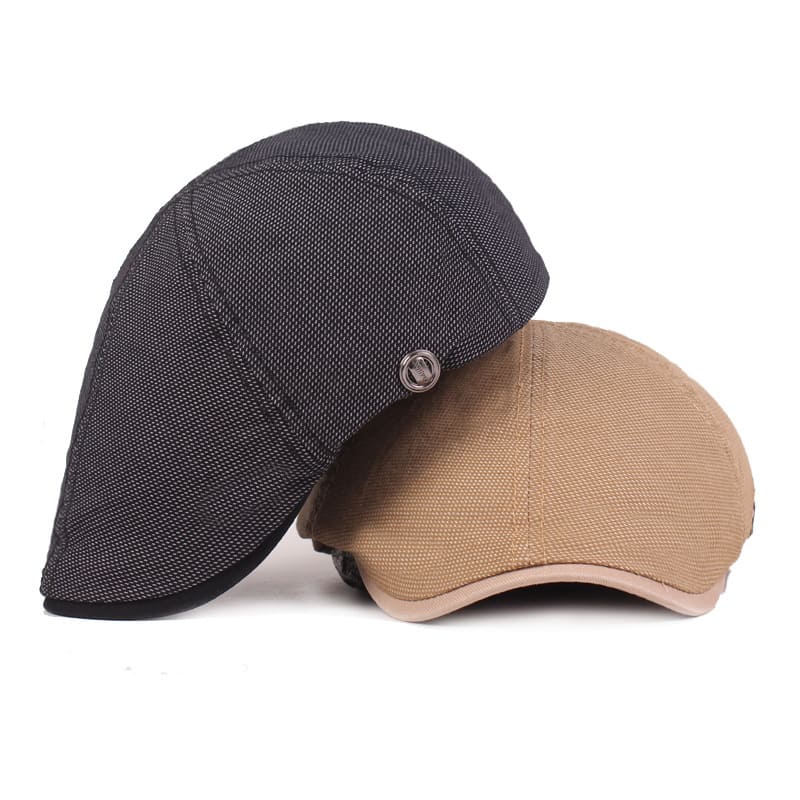 Garston Cotton Flat Cap - Classic Cotton Flat Cap Versatile Smart Casual Styling