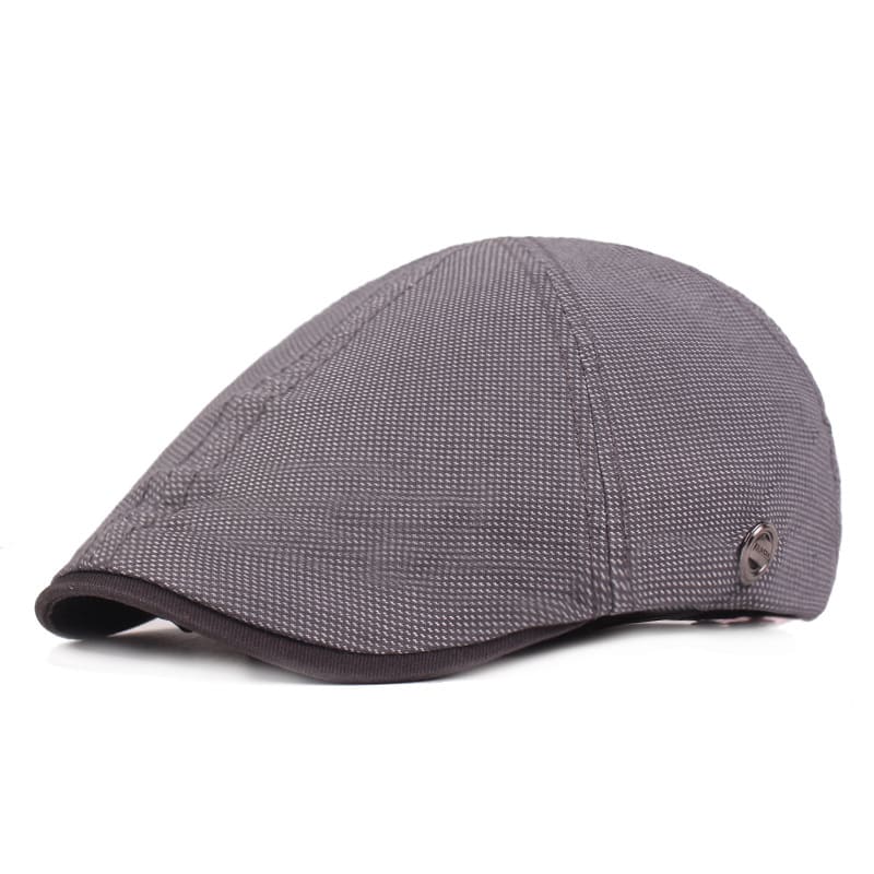 Garston Cotton Flat Cap - Classic Cotton Flat Cap Versatile Smart Casual Styling