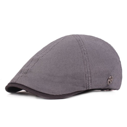 Garston Cotton Flat Cap - Classic Cotton Flat Cap Versatile Smart Casual Styling