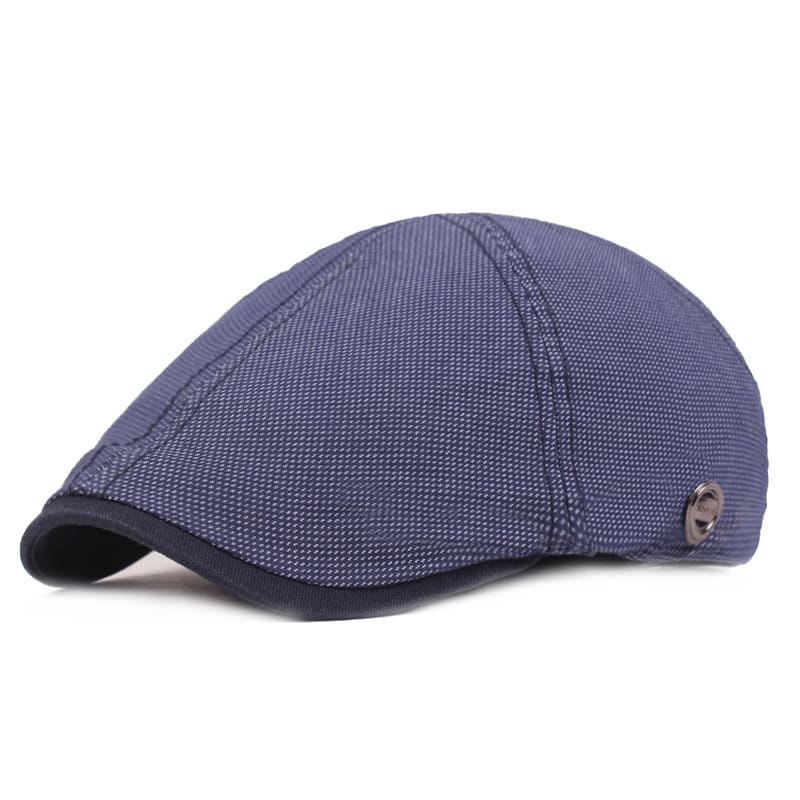 Garston Cotton Flat Cap - Classic Cotton Flat Cap Versatile Smart Casual Styling