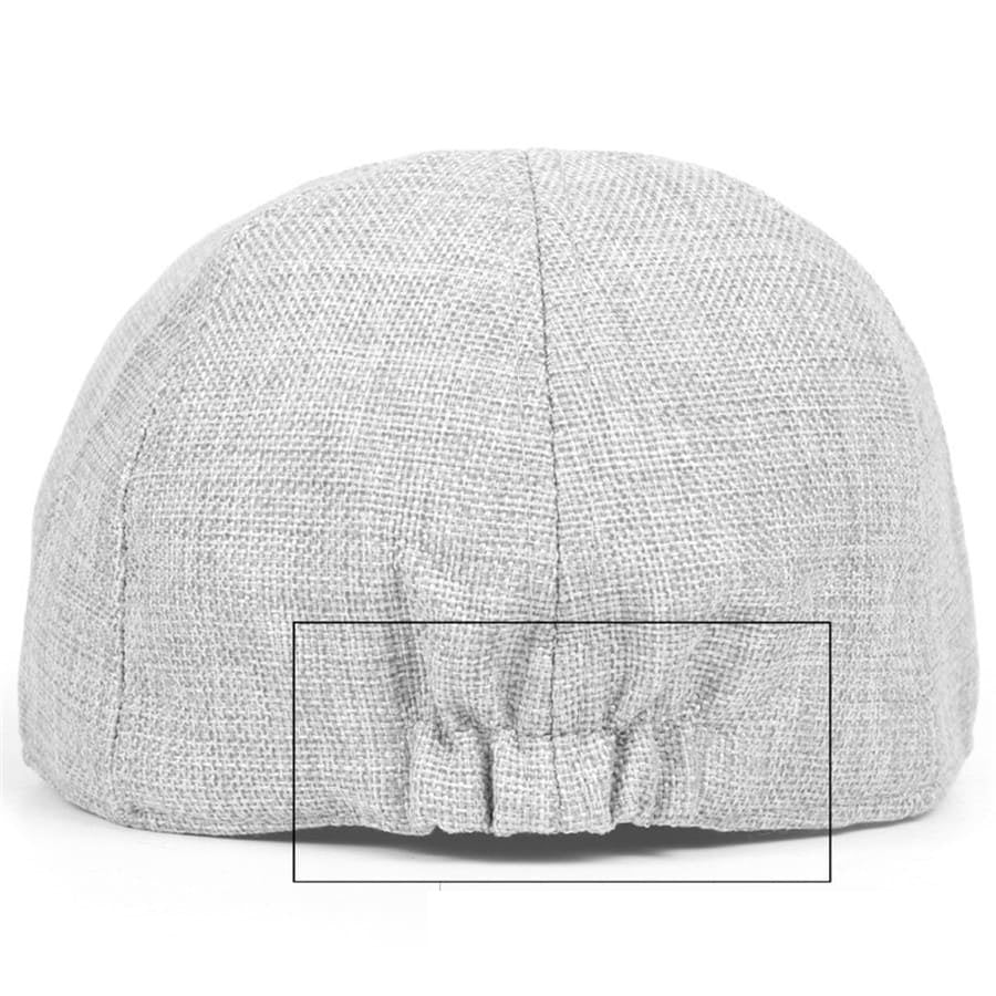Gatsby Cotton Flat Cap – Classic 6 Panel Newsboy Style Cap