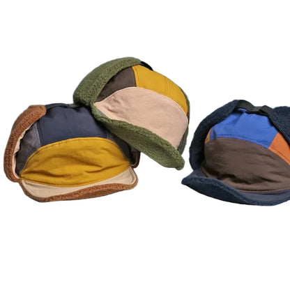 Winter Fur Waterproof Earflaps 5 Panels Cap For Cold Weather - Urban Caps