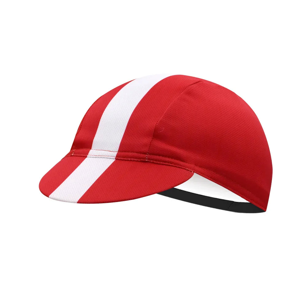 Gimondi Striped Cycling Cap for Under Helmet Comfort and Breathability