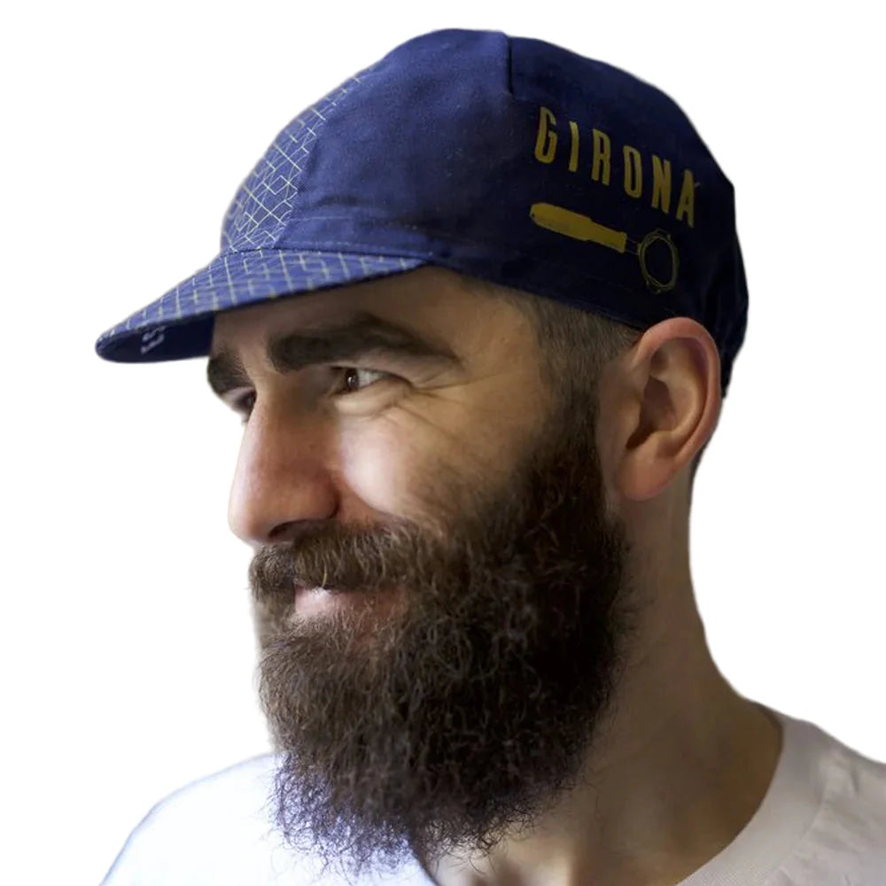 Girona Retro Cycling Cap Soft Acrylic Lightweight Road Race Style For Riders