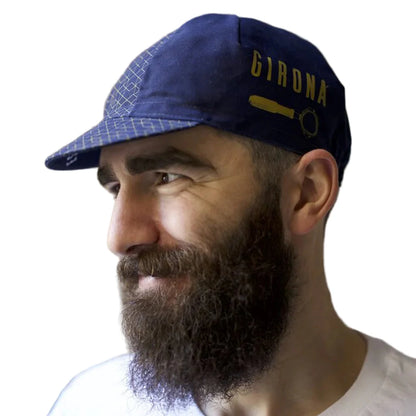 Girona Retro Cycling Cap Soft Acrylic Lightweight Road Race Style For Riders