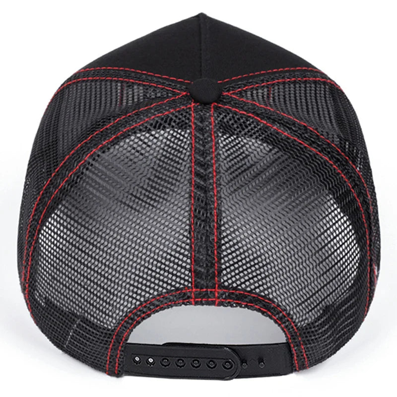 Golden Eagle Station Trucker Cap - Classic Trucker Style For Daily Casual Use And Comfort