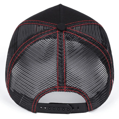 Golden Eagle Station Trucker Cap - Classic Trucker Style For Daily Casual Use And Comfort