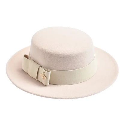 Golden Firefly Classic Boater Hat - Timeless Boater Style For Summer Outings This Season