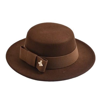 Golden Firefly Classic Boater Hat - Timeless Boater Style For Summer Outings This Season