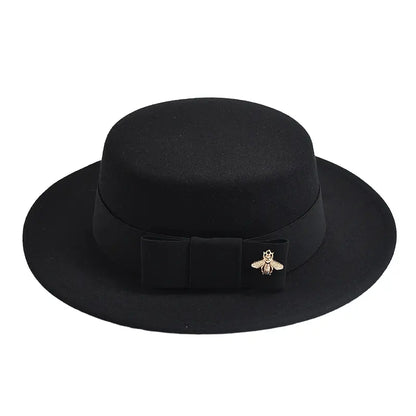 Golden Firefly Classic Boater Hat - Timeless Boater Style For Summer Outings This Season