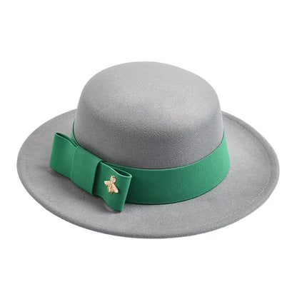 Golden Firefly Classic Boater Hat - Timeless Boater Style For Summer Outings This Season