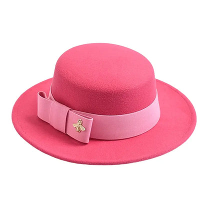 Golden Firefly Classic Boater Hat - Timeless Boater Style For Summer Outings This Season