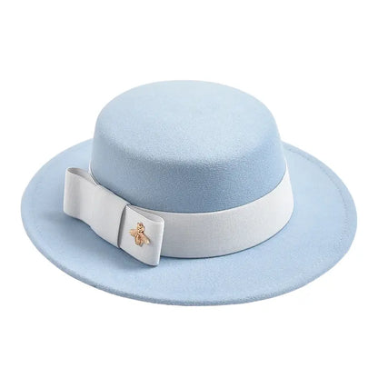 Golden Firefly Classic Boater Hat - Timeless Boater Style For Summer Outings This Season