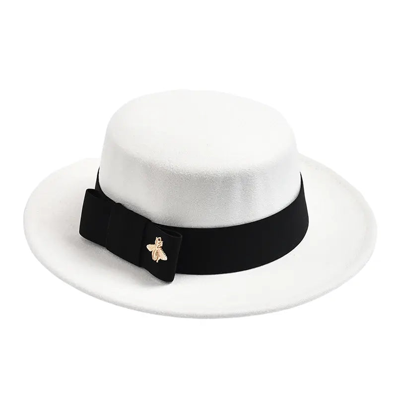 Golden Firefly Classic Boater Hat - Timeless Boater Style For Summer Outings This Season