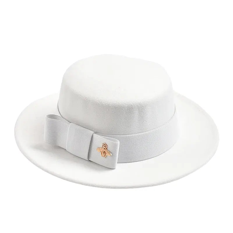 Golden Firefly Classic Boater Hat - Timeless Boater Style For Summer Outings This Season