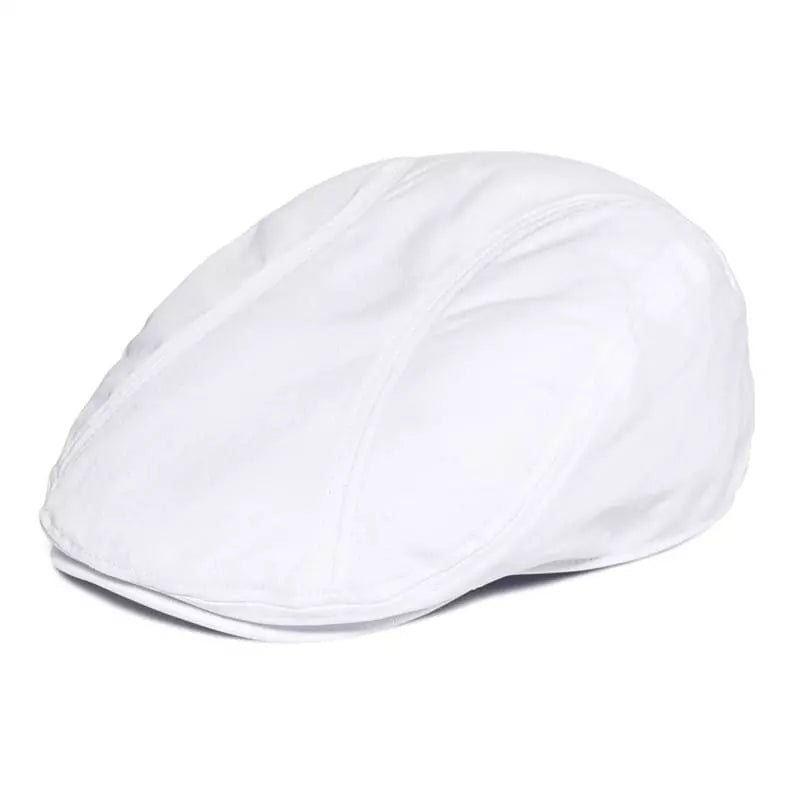Golf Masters Cotton Flat Cap – Lightweight Driving Ivy Cap