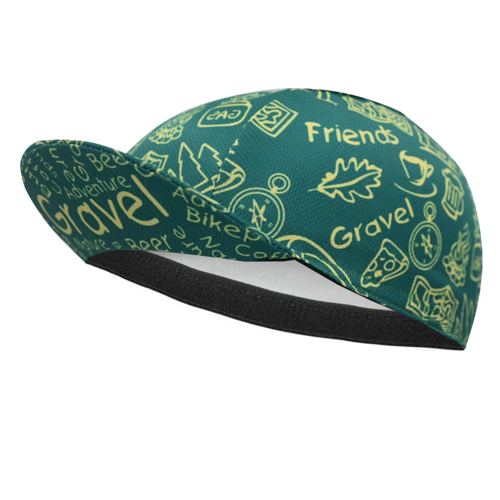 Gravel Classics Adjustable Cycling Cap 52 to 66 cm Acrylic Cap for All Weather