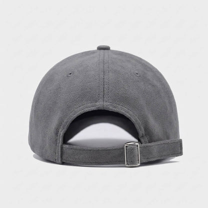 Suede Cap With Structured Front Panel And Soft Lining - Urban Caps