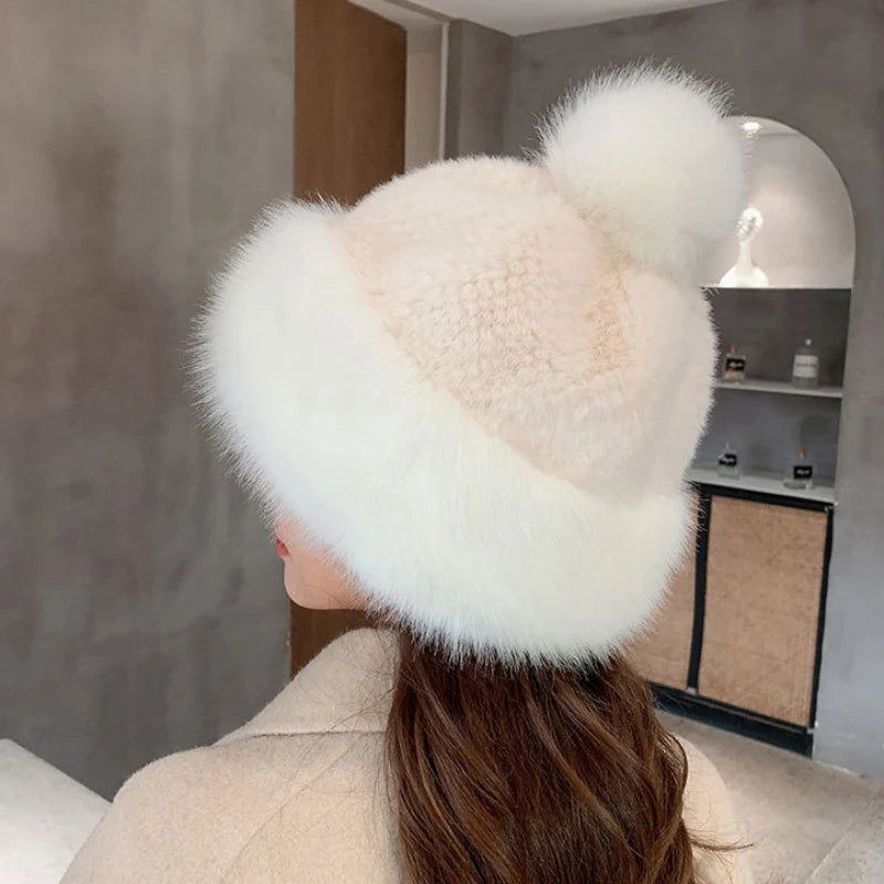 Yellowknife Faux Fox Fur Trapper Hat