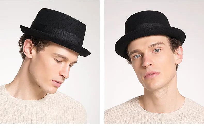 Milano Heritage Wool Fedora Hat – Premium European Gentleman Collection